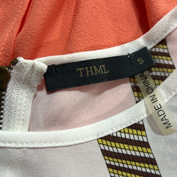 THML horse peplum style shirt size small - Picture 2 of 6